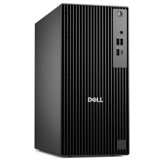 Dell Pro Tower QCT1250 Desktop Computer, Intel Core i7-14700, 16GB (8GB + 8GB) RAM, 512GB NVMe SSD, Intel UHD Graphics, English + Arabic Keyboard & Mouse, No OS, 1 Year Pro Support, Black