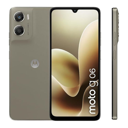 Motorola Moto G06 Dual SIM Smartphone, 4GB RAM, 64GB / 128GB / 256GB Storage, 6.88" HD+ 120Hz Display, MediaTek Helio G81 Extreme, 50MP AI Camera, Android 15, UAE Version