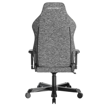 DXRacer Tank Series Gaming Chair | XXL Size | Woven Fabric Upholstery | 4D Adjustable Armrests | Magnetic Headrest & Lumbar Support | 90°–135° Reclining Backrest | Class 4 Hydraulics | Black / Gray
