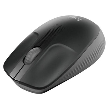 Logitech M190 Full-Size Wireless Mouse | 1000 DPI | 3 Buttons | 18-Month Battery | Wide Scroll Wheel | Charcoal | 910-005905