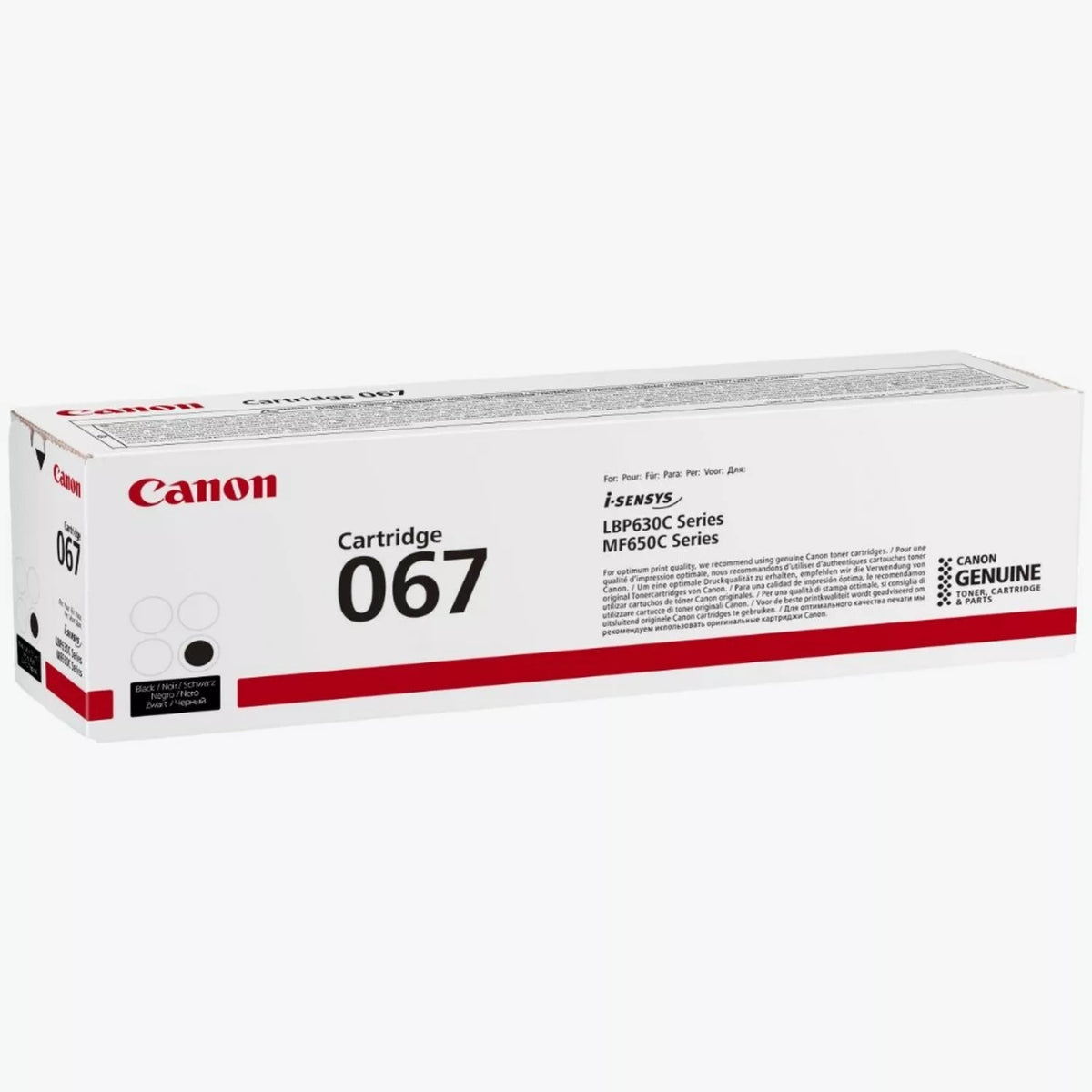 Canon 067 Black Original Toner Cartridge – Sharp Black Printing, Reliable Canon Performance