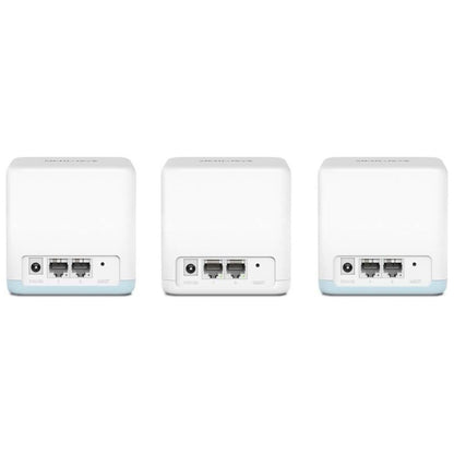 MERCUSYS Halo H32G AC1200 Whole Home Mesh Wi-Fi System, 3-Pack | Dual-Band Wi-Fi 5 | 867 Mbps + 300 Mbps | MU-MIMO | Beamforming | Access Point Mode | White