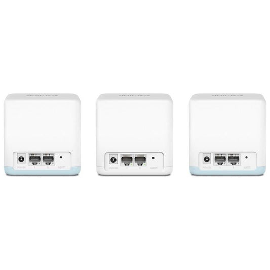 MERCUSYS Halo H32G AC1200 Whole Home Mesh Wi-Fi System, 3-Pack | Dual-Band Wi-Fi 5 | 867 Mbps + 300 Mbps | MU-MIMO | Beamforming | Access Point Mode | White