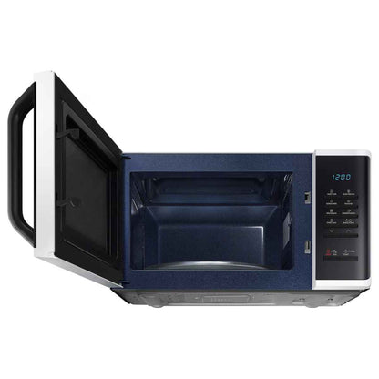 Samsung Solo Microwave Oven – 23L, 800W, with Quick Defrost, White | (MS23K3513AW)