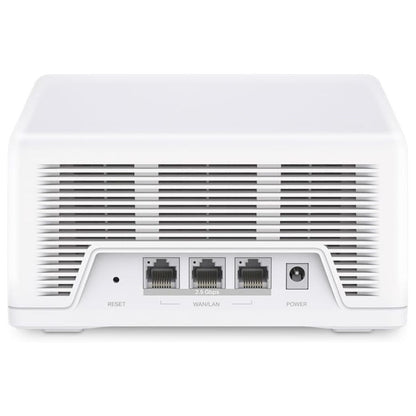 MERCUSYS Halo H47BE (2-Pack) Wi-Fi 7 Mesh System | BE9300 Tri-Band | 9.3Gbps Wireless Speed | 3× 2.5G Ports per Unit | MLO | WPA3 | Whole-Home Mesh Router
