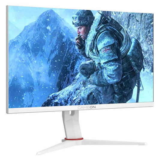 GAMEON GOA24FHD360IPS Artic Pro Series 24" FHD Gaming Monitor, Fast IPS Panel, 360Hz Refresh Rate, 0.5ms MPRT, FreeSync/Adaptive-Sync/G-Sync Compatible, HDMI 2.1 / DP, PS5 - White | GOA24FHD360IPS