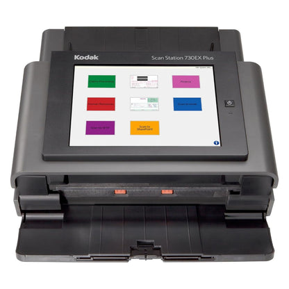Kodak Scan Station 730EX Plus Desktop Network Document Scanner – 70ppm Duplex, Standalone Operation, Gigabit LAN, 75-Sheet ADF | 1060094