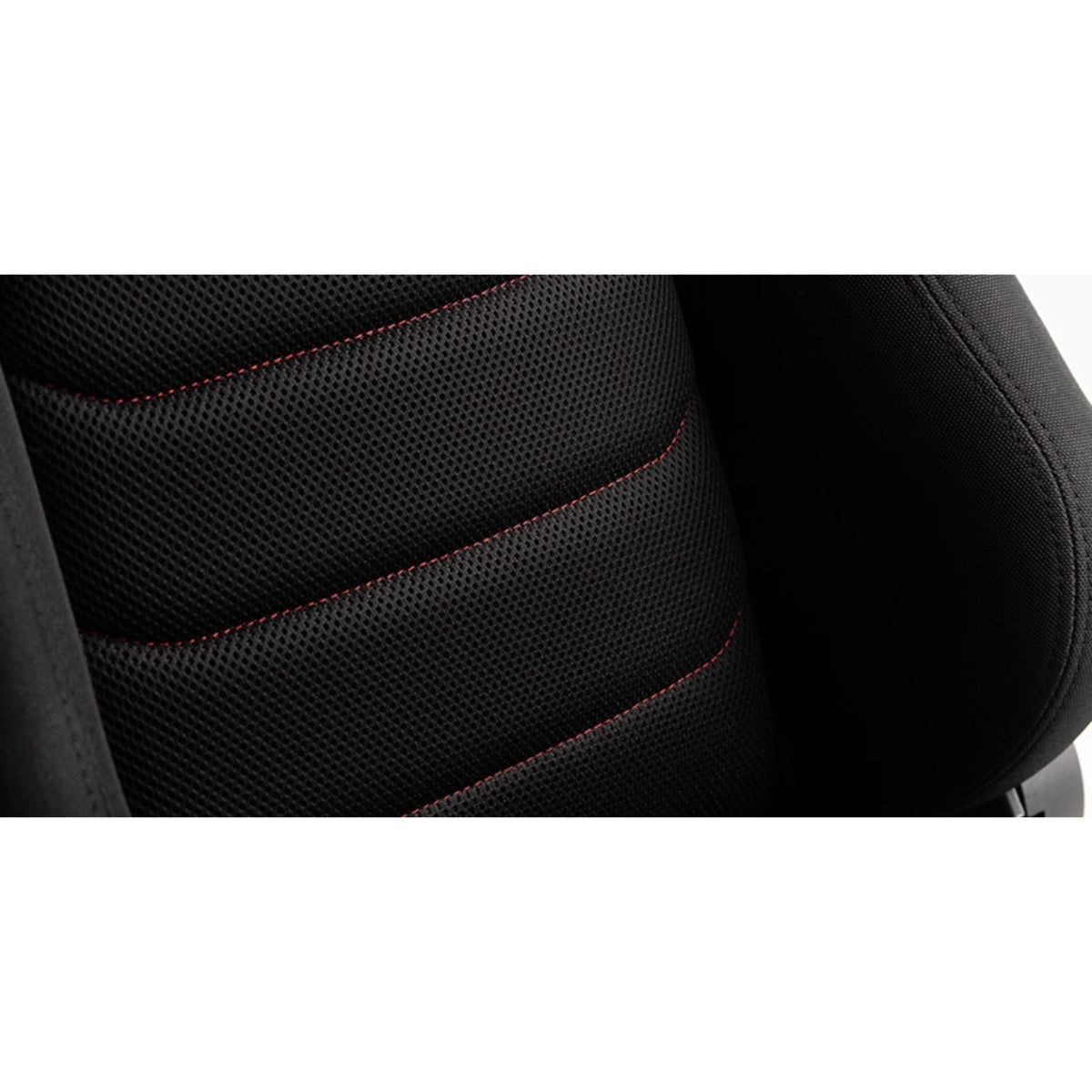 Next Level Racing ERS3 Elite Reclining Seat Fabric & SIMAERO Mesh Edition, Robust Double Seat Recliner Mechanism, Coupled with Durable Materials, Lumbar Support, Black | NLR-E052