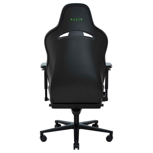 Razer Enki X Pro Gaming Chair – Integrated Lumbar Support, Multi-Layer Synthetic Leather, Black/Green