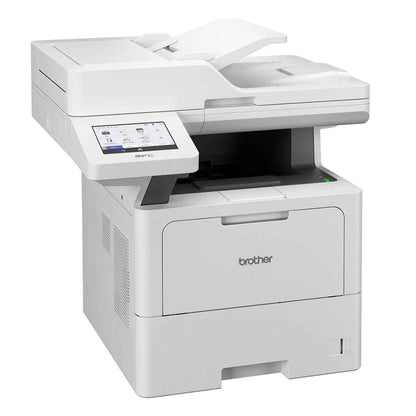 Brother MFC-L6710DW Mono Laser Printer, Print, Scan, Copy, Fax, Up to 50/52 ppm Print Speed, Up to 1200 x 1200 dpi Resolution, 5.0" Colour Touch LCD Display, Wireless Connectivity, White | MFC-L6710DW Category: Stationery Supplies