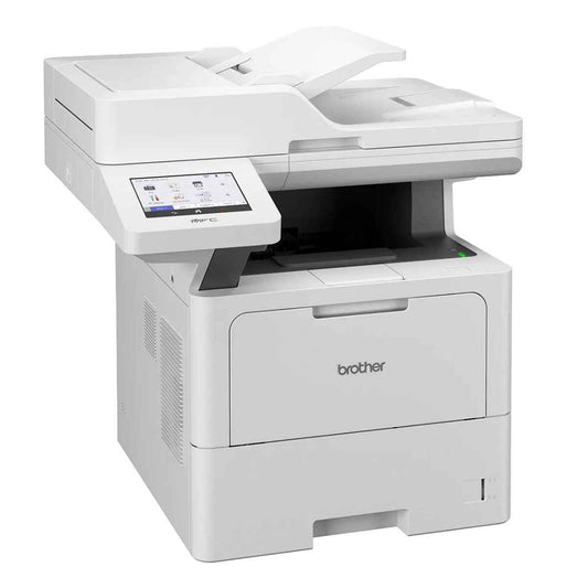 Brother MFC-L6710DW Mono Laser Printer, Print, Scan, Copy, Fax, Up to 50/52 ppm Print Speed, Up to 1200 x 1200 dpi Resolution, 5.0" Colour Touch LCD Display, Wireless Connectivity, White | MFC-L6710DW Category: Stationery Supplies