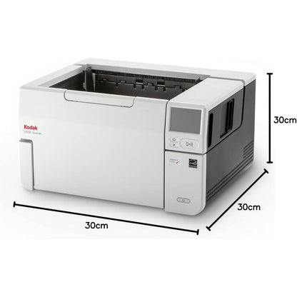 Kodak Alaris S3100 Scanner, No Flatbed, Resolution 600 dpi, 45,000 Pages Duty Cycle, 100PPM/200IPM Duplex, Up to 300 sheets | 8001802
