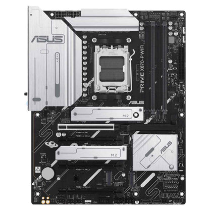 ASUS PRIME X870-P WIFI ATX Motherboard | AMD X870 Chipset | DDR5 Memory Support | PCIe 5.0 | WiFi &amp; Bluetooth 5.4 | 2.5Gb Ethernet | 4x M.2 Slots | HDMI | 90MB1IS0-M0EAY0