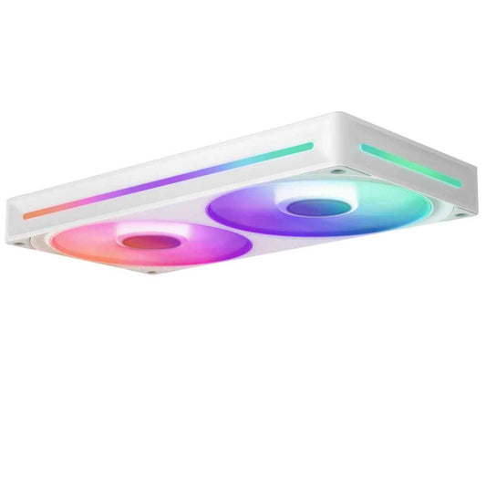 NZXT F240 RGB Core 240mm RGB Fan Unit – Single-Frame Design, 2x 120mm FDB Fans, 2400 RPM, 75.12 CFM
