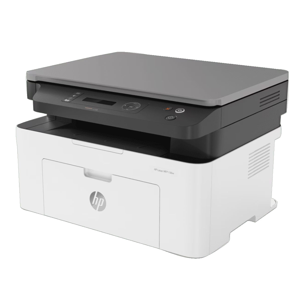 HP Laser MFP 136w Wireless All-in-One Monochrome Laser Printer – Print, Scan, Copy, 21 ppm, WiFi, 150-Sheet Tray, 10,000 Monthly Cycle, White | 4ZB86A