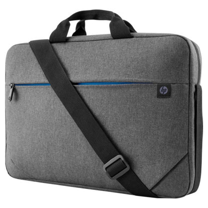 HP Prelude 15.6" Topload Laptop Bag, 14.50 L Capacity, Handle Luggage Strap, Shoulder Strap Carrying, Zipper Closure, Grey | 1E7D7AA