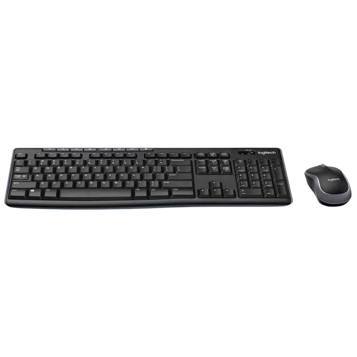 Logitech MK270 Wireless Keyboard & Mouse Combo – Full-Size Keyboard, 2.4GHz, Long Battery Life