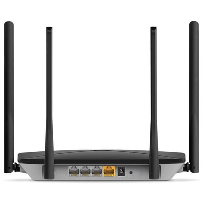 MERCUSYS AC12G AC1200 Dual-Band Gigabit Wi-Fi 5 Router | 1200 Mbps | 4× 5 dBi Antennas | 1× Gigabit WAN | 3× Gigabit LAN | IPTV | Guest Network