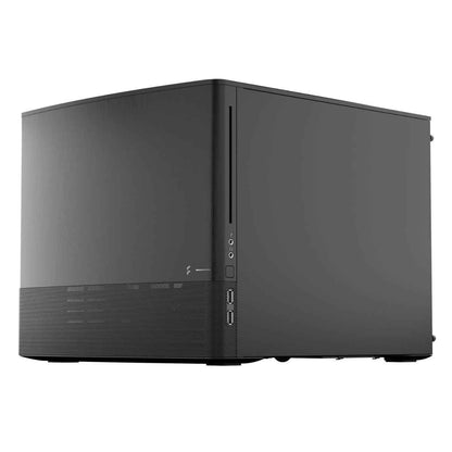 Fractal Design Node 804 mATX Cube Case – Dual-Chamber, Black / Window