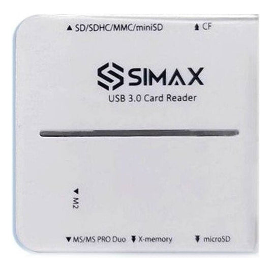 Simax All in 1 Card Reader, Up to 5Gbps Transfer Rate, Backwards Compatible with USB 2.0/1.1, USB 3.0 Interface | SX-CRWAI1-U3