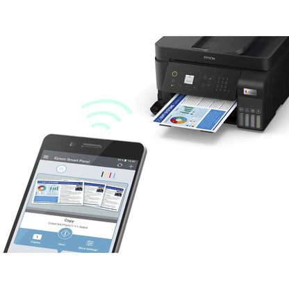 Epson EcoTank L5590 Office ink tank printer, High-speed A4 color 4-in-1 printer with ADF, Wi-Fi Direct and Ethernet, with SmartApp connectivity - C11CK57405