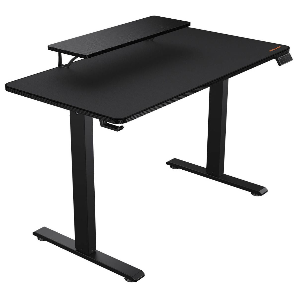 Cougar E-STAR 120 Gaming Desk – Electric Height Adjustable, Full Desk Mouse Pad, Monitor Stand, Cable Management (Black)