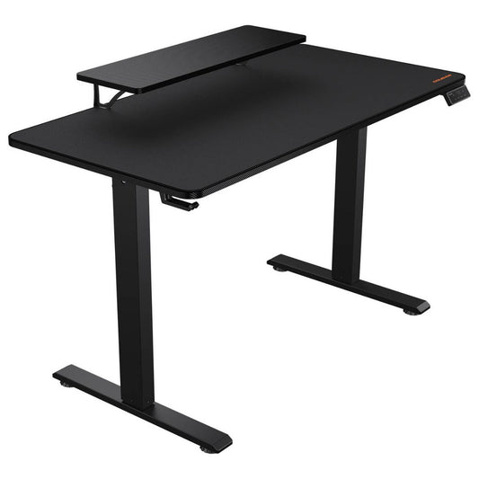 Cougar E-STAR 120 Gaming Desk – Electric Height Adjustable, Full Desk Mouse Pad, Monitor Stand, Cable Management (Black)
