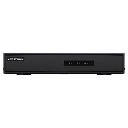 Hikvision 4CH Mini 1U 4 PoE Network Video Recorder (NVR) | Up to 40 Mbps Incoming Bandwidth | Up to 60 Mbps Outgoing Bandwidth | 4-Channel 1080p Decoding | Up to 6TB HDD Support | HDMI &amp; VGA Output | DS-7104NI-Q1/4P/M
