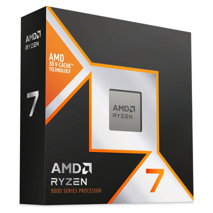 AMD Ryzen 7 9800X3D AM5 Desktop Processor | 8 Cores | 16 Threads | Up to 5.2 GHz | 96MB L3 Cache | AMD Radeon Graphics | DDR5 | Up to 192GB | 100-100001084WOF