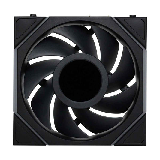 Lian-Li UNI FAN TL120 LCD Wireless Case Fan – 1900 RPM, 62 CFM Airflow, FDB Bearing, Single Pack | Black / White