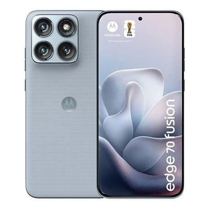 Motorola Edge 70 Fusion 5.5G Smartphone, 12GB RAM + 12GB RAM Boost, 256GB Storage, 6.8" pOLED 144Hz Display, Sony LYTIA Camera, 7000mAh Battery, IP68/IP69, PANTONE Country Air, PANTONE Blue Surf
