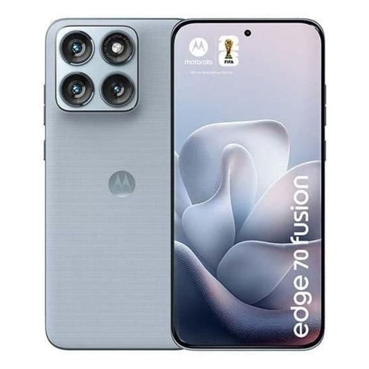 Motorola Edge 70 Fusion 5.5G Smartphone, 12GB RAM + 12GB RAM Boost, 256GB Storage, 6.8" pOLED 144Hz Display, Sony LYTIA Camera, 7000mAh Battery, IP68/IP69, PANTONE Country Air, PANTONE Blue Surf