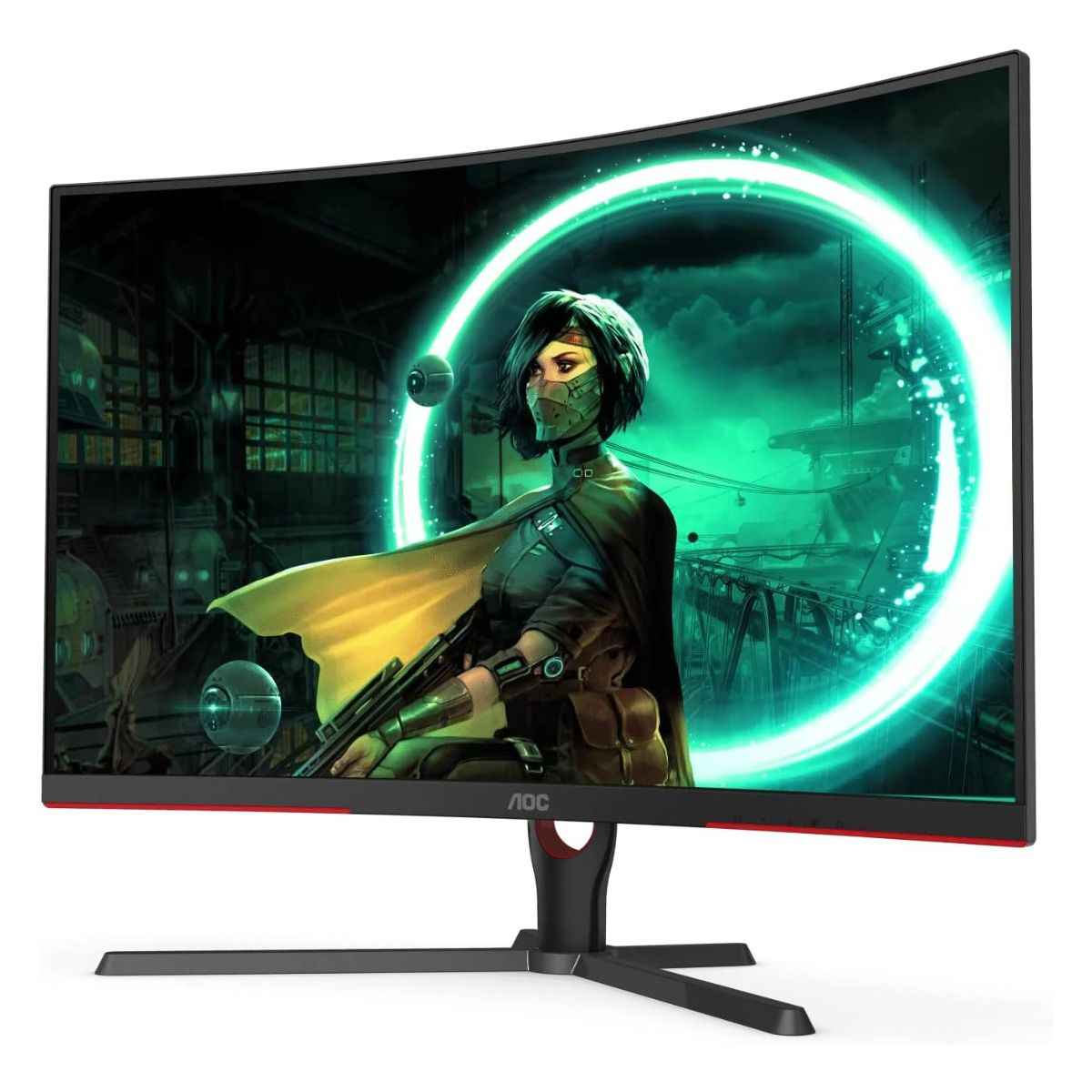 AOC CQ32G3SE 31.5" Curved QHD Gaming Monitor – 165Hz, 1ms MPRT, FreeSync Premium, 1000R VA Panel