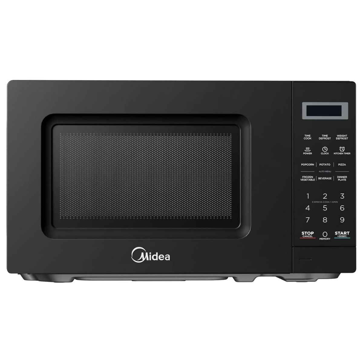 Midea Solo Microwave 20L Digital – EM721BK, 700W, LED Display, Black