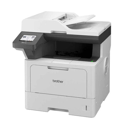 Brother MFC-L5710DW Mono Laser Printer, Print, Scan, Copy, Fax, Up to 50ppm Print Speed, Up to 1200 x 1200 DPI Resolution, 3.5" Colour Touchscreen LCD Operation, White | MFC-L5710DW