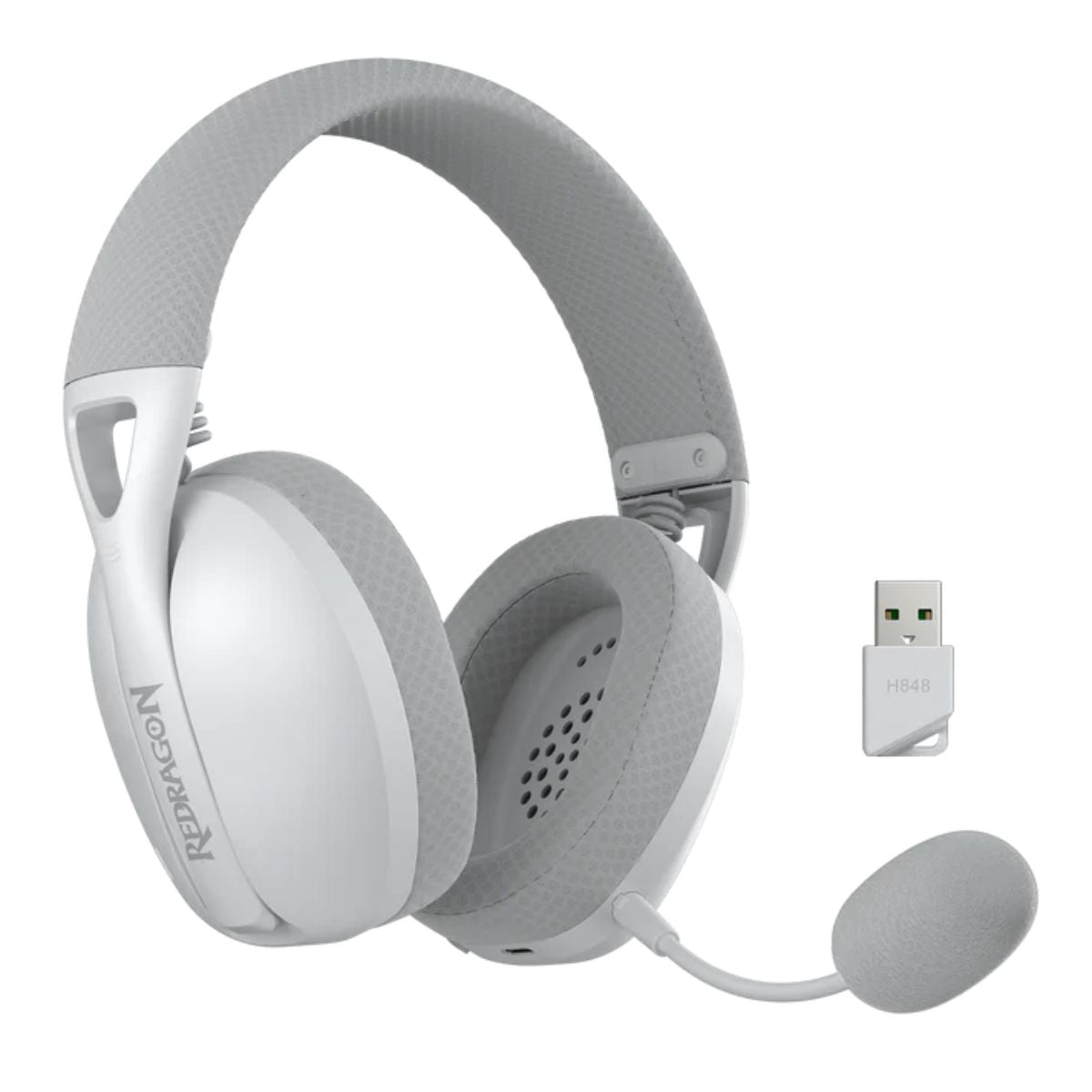 Redragon H848 IRE Pro Headphones, Tri-Mode Connection, 40mm Driver Size, 7.1 Virtual Surround, Detachable Microphone, 2.4G/BT/Wired Connectivity | H848