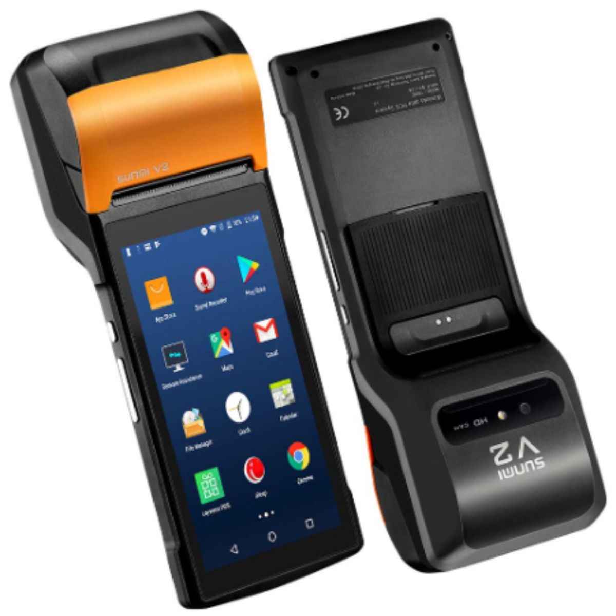 Sunmi V2 pro 4G Android Handheld POS Terminal with Printer WiFi NFC Mobile POS Devices Thermal Ticket Portable Printer, V2 Pro -T5921