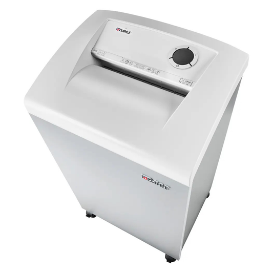 Dahle Departmental Shredder Model 610 | Heavy-Duty Cross-Cut | Professional Document Shredder | 94.4 × 54.5 × 43.5 cm | White | DHL 40430-06967