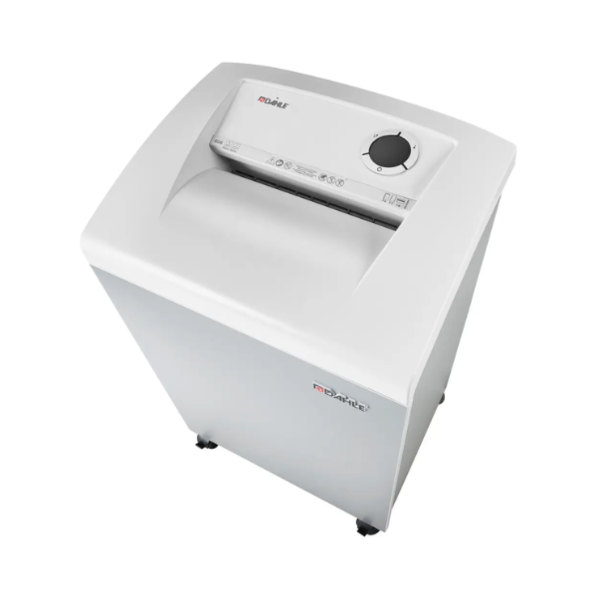 Dahle Departmental Shredder Model 606 | Heavy-Duty Cross-Cut | Professional Document Shredder | 86.5 × 54.5 × 43.5 cm | White | DHL 40330-06955