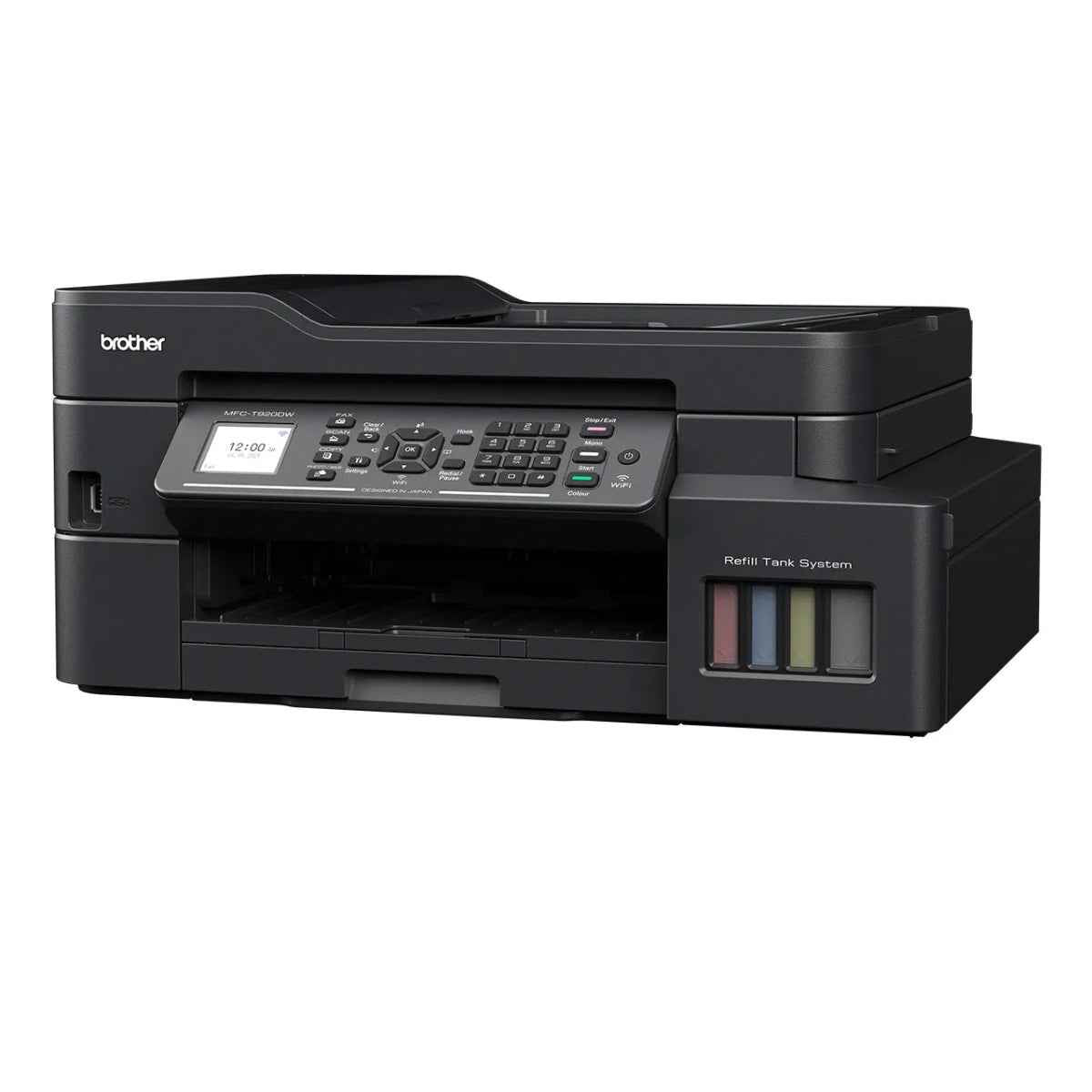 Brother MFC-T920DW Wireless All In One Ink Tank Printer, Automatic 2-Sided Features, Mobile & Cloud Print And Scan, Network Connectivity, High Yield Ink Bottles- MFC-T920DW