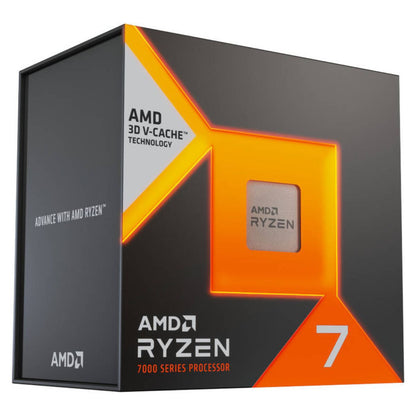 AMD Ryzen 7 7800X3D AM5 Desktop Processor | 8 Cores & 16 Threads | Up to 5.0GHz Max Boost | 96MB L3 Cache | AMD Radeon™ Graphics | DDR5 Memory Support | 100-100000910WOF