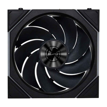 Lian-Li UNI FAN TL 120 Reverse Blade Wireless Case Fan – 2300 RPM, 83.4 CFM Airflow, FDB Bearing, Single Pack | Black / White