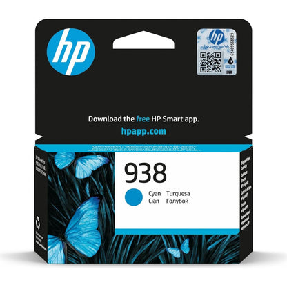 HP 938 Original Ink Cartridge Series – Black, Cyan, Magenta & Yellow | High-Quality Thermal Inkjet Printing