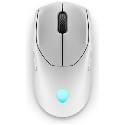 Dell Alienware AW720M Tri-Mode Wireless Gaming Mouse, 2.4GHz Wireless, BT 5.1, 26000 DPI, 8 Programmable Buttons, Magnetic Snap Charging Adapter USB-A to USB-C Cable, Lunar Light | AW720M-WHT