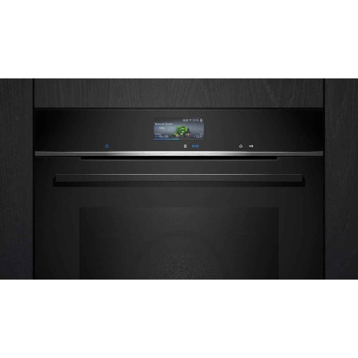 Siemens iQ700 60cm Home Connect Built-In Electric Oven – 71L, Fan-Assisted Cooking, German Engineered (Model: HB776GKB1M)