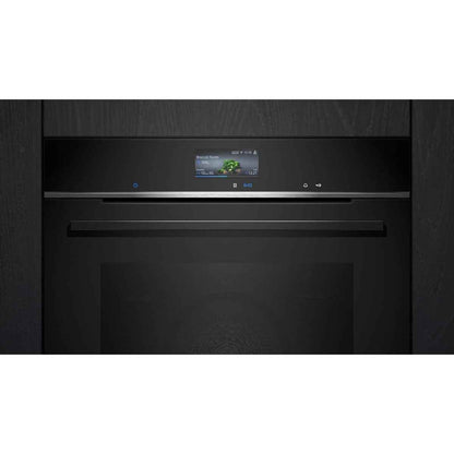 Siemens iQ700 60cm Home Connect Built-In Electric Oven – 71L, Fan-Assisted Cooking, German Engineered (Model: HB776GKB1M)