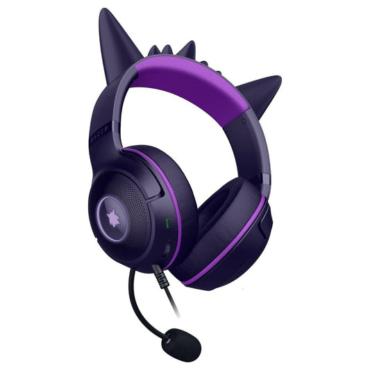 Razer Kraken Kitty V2 Gaming Headset | 40mm TriForce Drivers | HyperClear Cardioid Mic | Chroma RGB | USB Type-A | Gengar Pokémon Edition | RZ04-04730300-R3M1