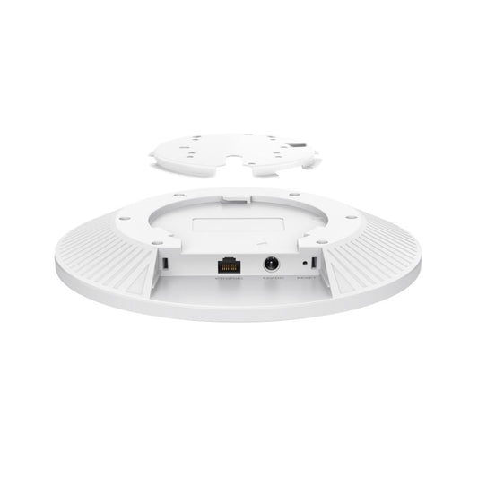 TP-Link EAP772 BE9300 Ceiling Mount Tri-Band Wi-Fi 7 Access Point, 6 GHz, 5GHz & 2.4GHz Wi-Fi Speed, 1x 10G Ethernet Port Interface, Up to 320MHz Bandwidth, Low Latency & Interference, White | EAP772