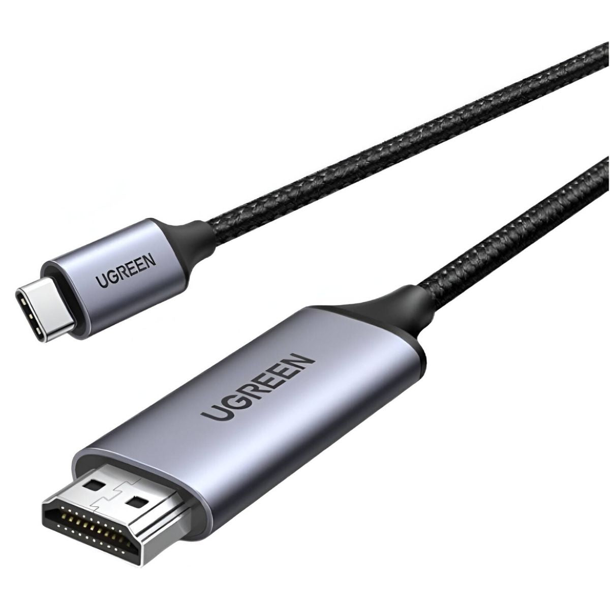 UGREEN CM565 USB-C to HDMI 2.1 Cable | 8K @ 60Hz | Mirror & Extended Mode | 1.5m | Grey | 90451