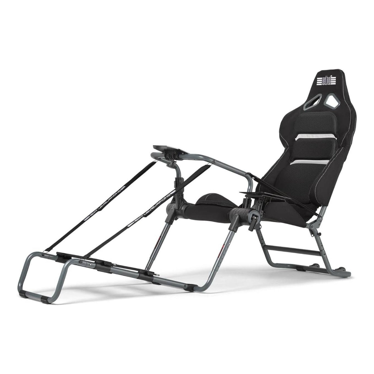 Next Level Racing GT Lite Pro Folding Cockpit, Carbon Grey Edition, Direct Drive Wheelbases up to 13Nm, Tool-Free Adjustment, 150kg Max Weight Support, 120 - 210cm Height Support